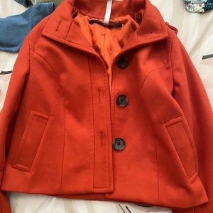 BURNT ORANGE CROPPED BLAZER